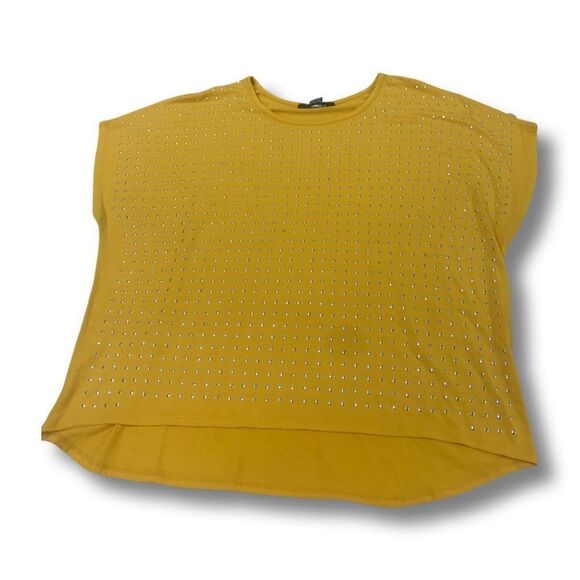 Silver Studded Bling Blouse - Picture 1 of 7